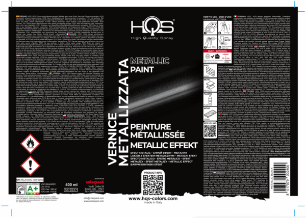 HQS - Spray - Vernice metallizzata - (Tutti i Colori)