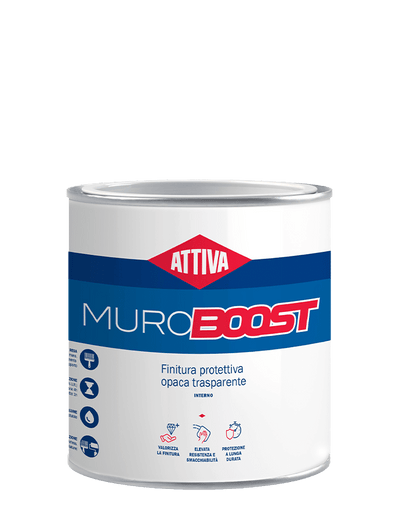 ATTIVA - MuroBoost - Finitura protettiva opaca e trasparente