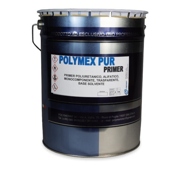 Primer monocomponente, trasparente, poliuretanico, alifatico, base solvente