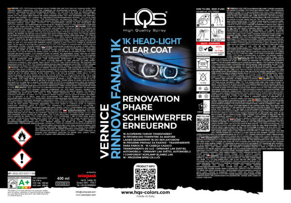 HQS - Spray - Rinnova Fanali