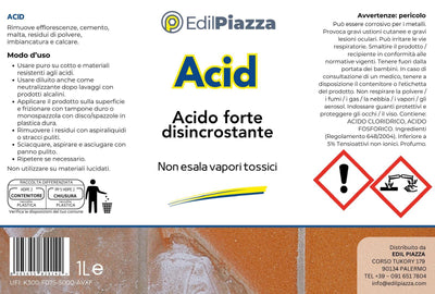 ACID – Acido Forte Disincrostante Professionale | Prodotto di EdilPiazza