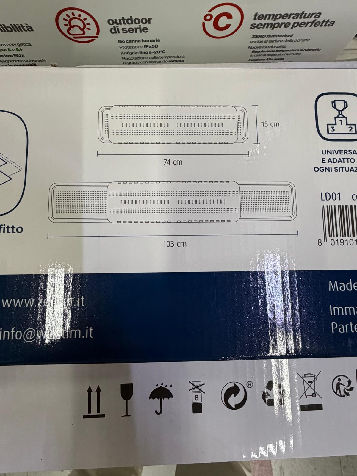 Deflettore Universale per Climatizzatore Split da Parete – Regolabile 74-103 cm