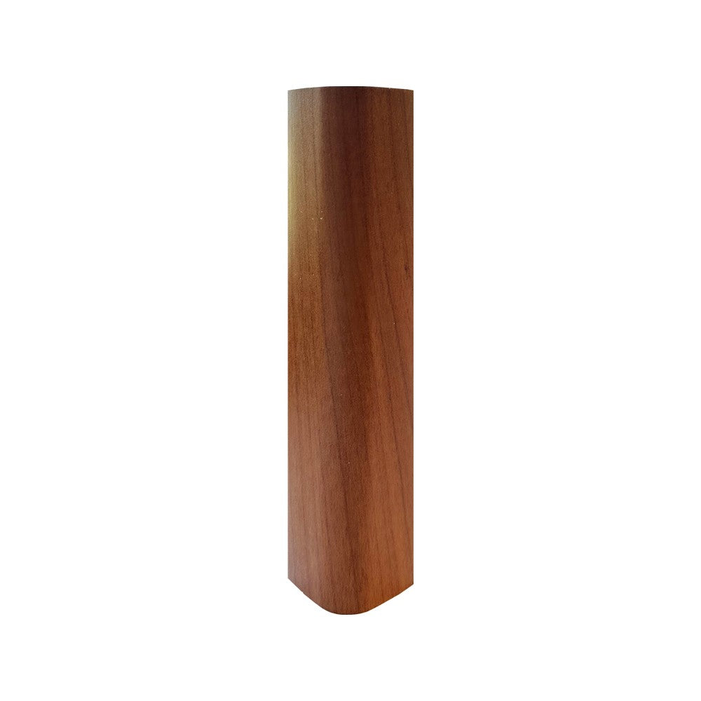 Angolare per zoccolo 90° R12 in ciliegio H 15 cm.