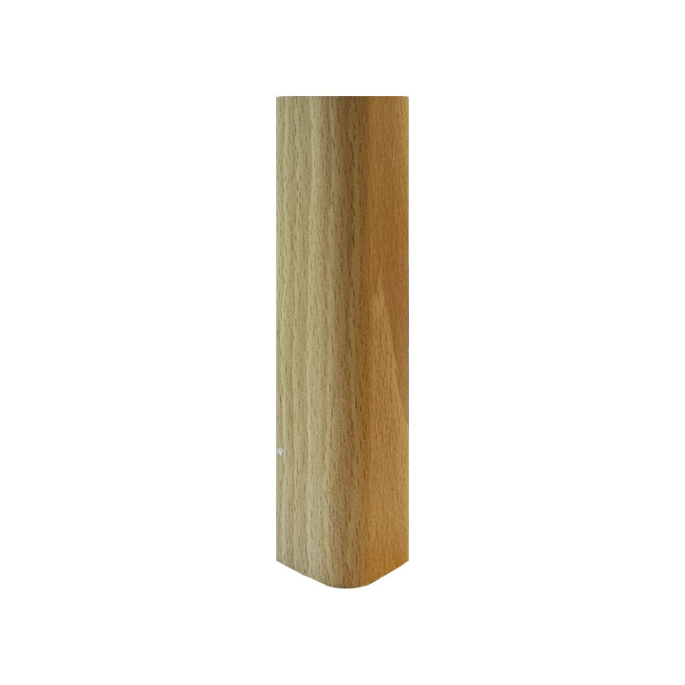 Angolare per zoccolo 90° R12 in faggio H 12 cm.
