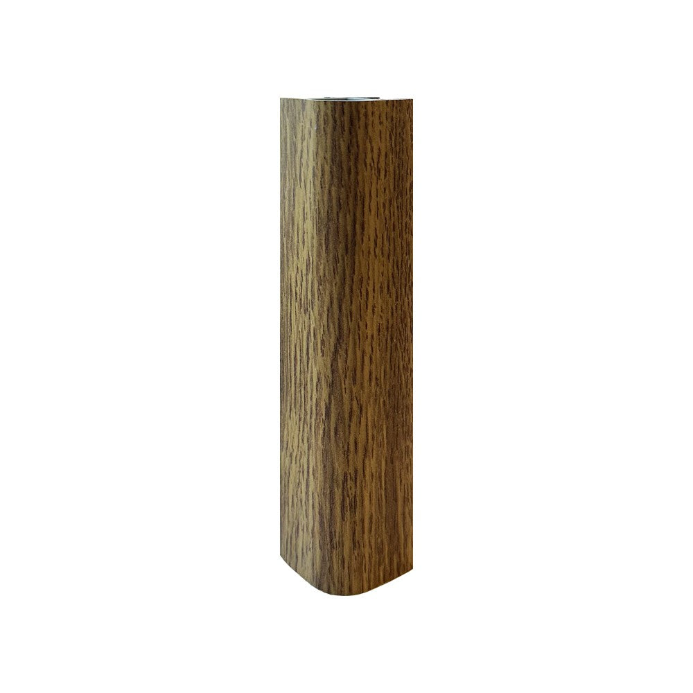 Angolare per zoccolo 90° R12 in rovere H 15 cm.