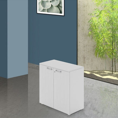 Ante h 87 per modulo ufficio Ibisco bianco frassinato