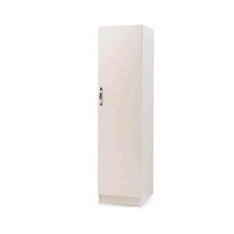 Armadio 180x45x60p cm 1 anta bianco frassinato