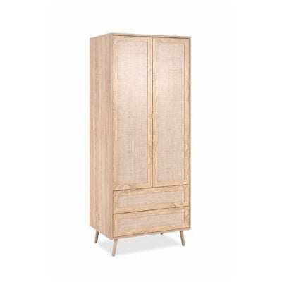 Armadio Bali 60A 2 ante e 2 cassetti effetto vimini