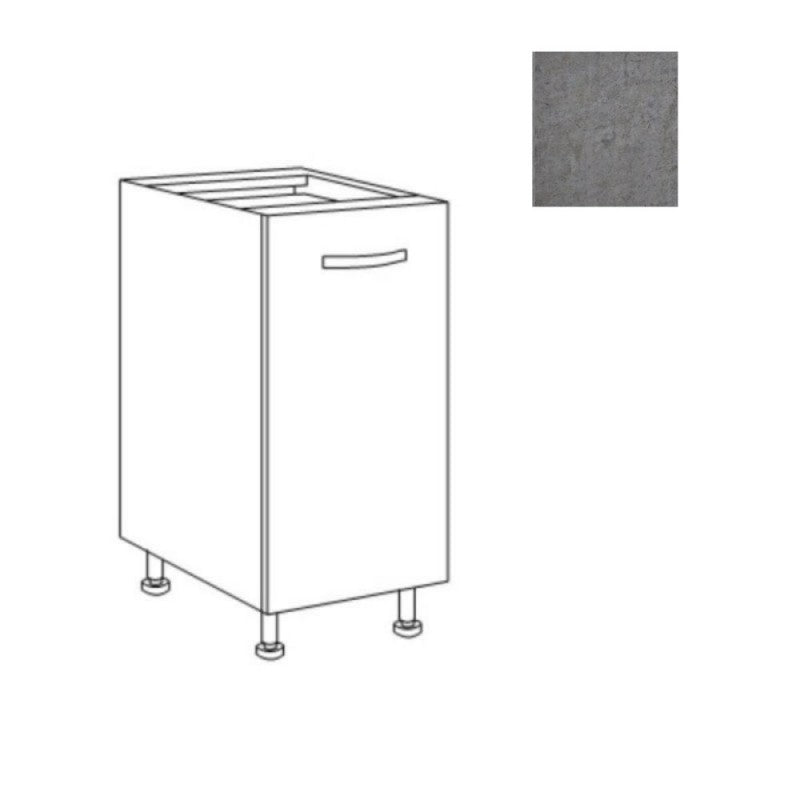 Base cucina 30x60x82h cemento