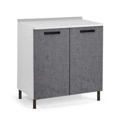 Base cucina 80x50x85H due ante cemento