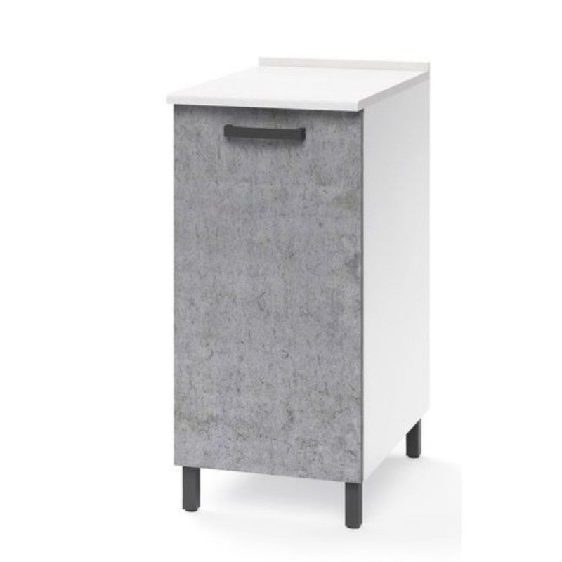 Base cucina con anta 30x50x85H cemento