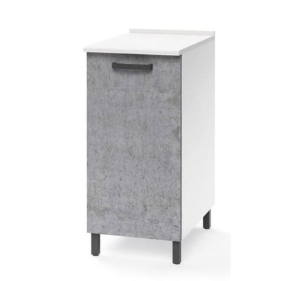 Base cucina con anta 40x50x85H cemento