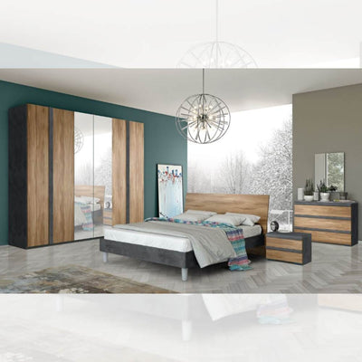 Camera da letto Borghese noce dark