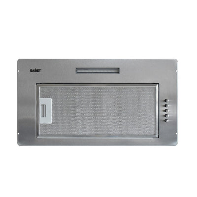 Cappa integrata sottopensile Samet Gruppo52 New luce led 3 livelli velocità 52 cm. inox classe D