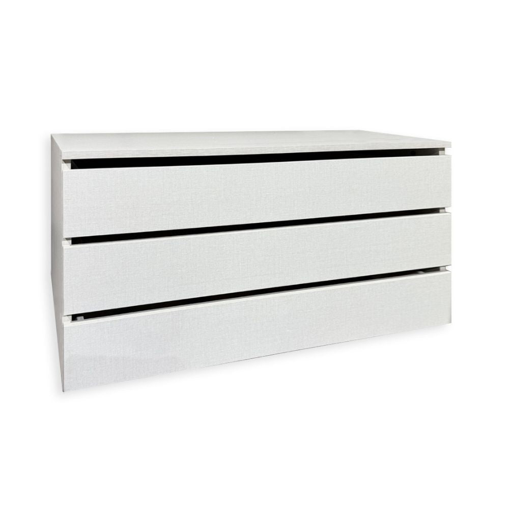 Cassettiera interna 3 cassetti colore bianco 87.3x51xH48.5 cm.