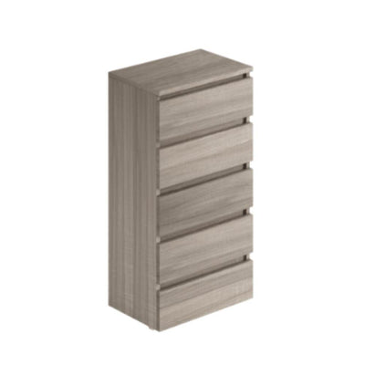 Cassettiera olmo 5 cassetti 47x40x127H