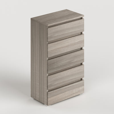 Cassettiera olmo 5 cassetti 75x40x127H