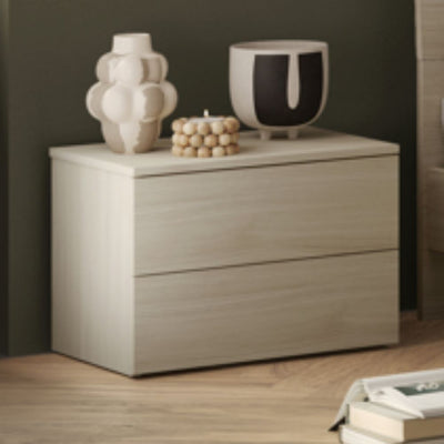 Comodino Londra 2 cassetti colore cashmere