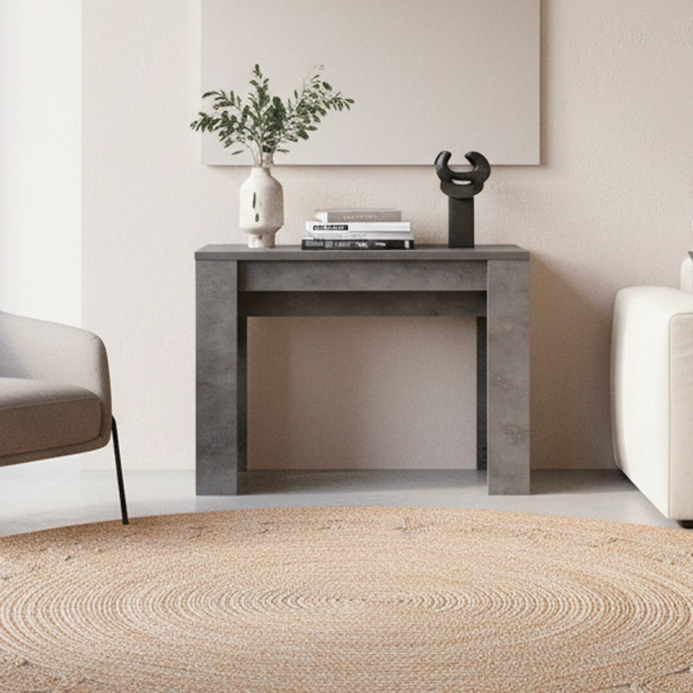 Consolle allungabile Baku cemento 252 cm