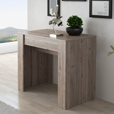 Consolle allungabile Luka con 4 allunghe colore nelson oak