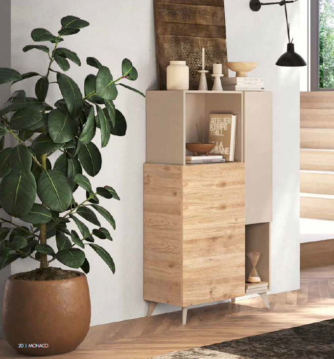 Contenitore Marion 2 ante colore cashmere e cadiz
