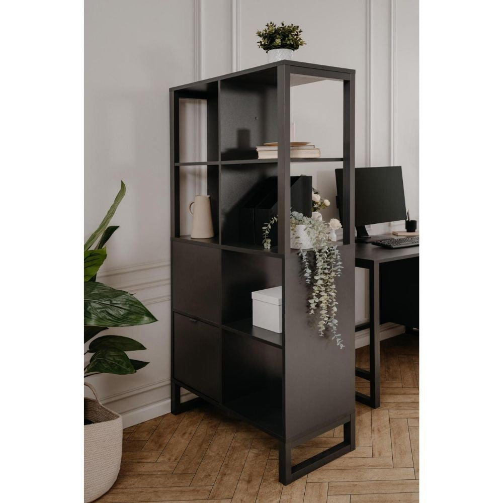 Credenza a giorno Sumatra20A antracite bifacciale