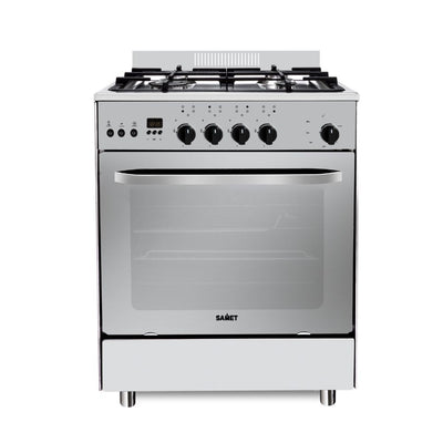 Cucina Stromboli 60x60 cm. con forno a gas e grill elettrico inox classe A Samet