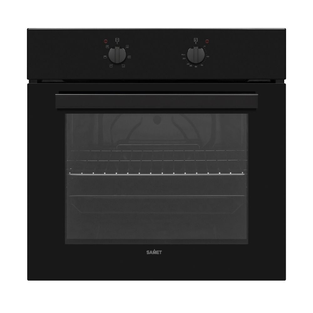 Forno elettrico statico Samet Zeus2RB da incasso 6 funzioni nero classe A