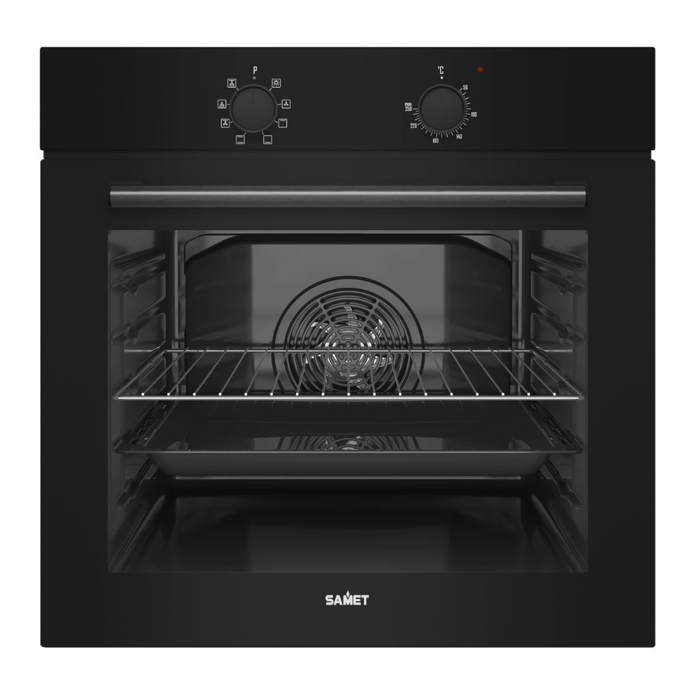 Forno Samet Calliope8F multifunzione 2 manopole colore nero classe A+