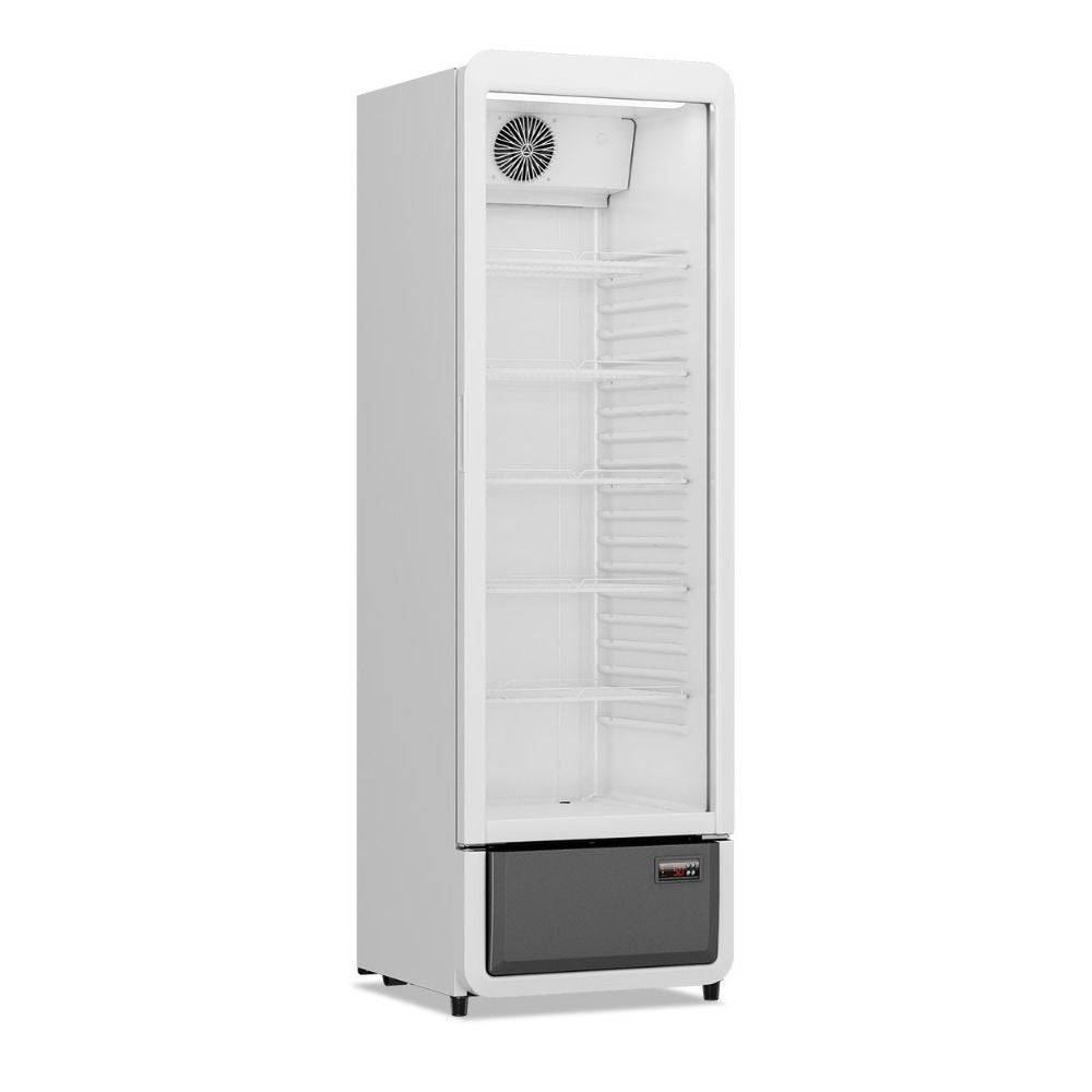 Frigo vetrina bibite ventilata Nora 280 54x56x172.5 H cm. bianco classe D
