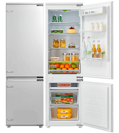 Frigorifero combinato MKRF320ISTF da incasso reversibile 271 LT classe F Master Kitchen