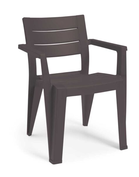 Sedia Julie cm.61,5x58,5x79h colore graphite