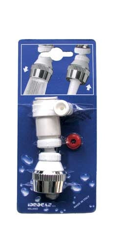 Rompigetto c/fascetta cm 10 bianco cromo blister