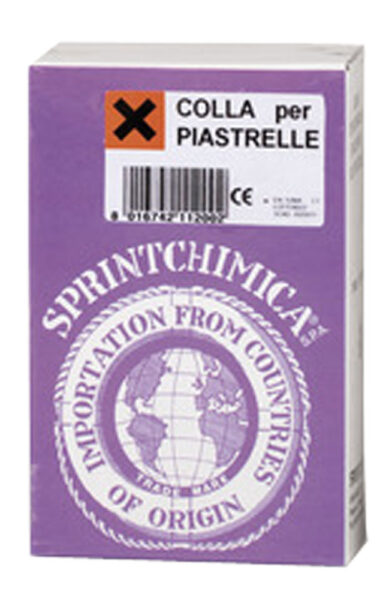 Colla per piastrelle in polvere scatola kg.1