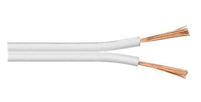 Cavo piatto bianco bipolare 2x0,75mmq bobina mt.100