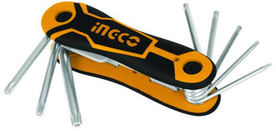 Set 8 chiavi torx pocket ingco