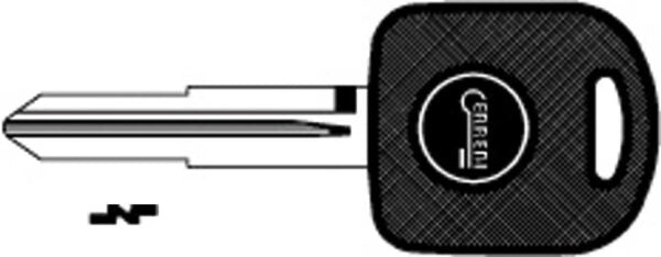 Chiave Auto Senza Trasponder T00SZ10P