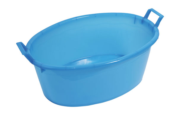 Bacinella ovale d.60x22h 30l.celest