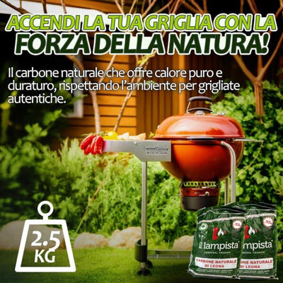 Carbone di legna kg.2,5 c.ca