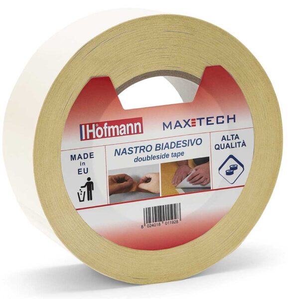 Nastro biadesivo hofmann,confezione: blister, misura: 19 mm. x 25 m.