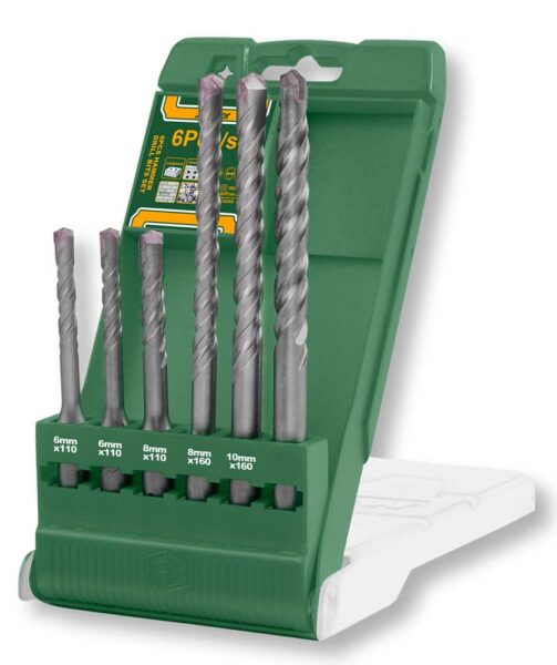 Set 6 Punte Muro SDS Plus