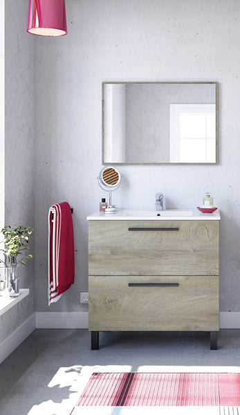 Mobile bagno athena 80x45x80 rovere