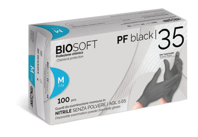 Guanti nitrile neri (pz.100) xl