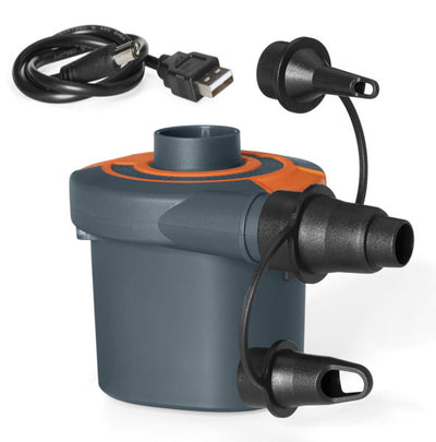 Pompa di gonfiaggio ricaricabile, portata max aria 565 l/min