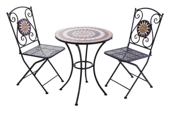 Set tavolo mosaico+2 sedie classic