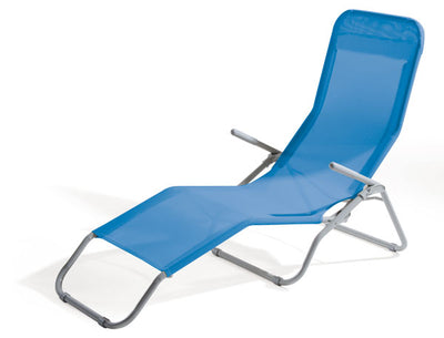 Lettino dondolino texilene blu