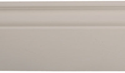 Battiscopa mdf 140x16 con passacavo colore: bianco