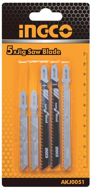 Set 5 lame legno/metallo/alluminio x seghetto alternativo