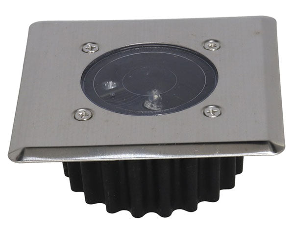 Lampada led suolo quadr.en. solare
