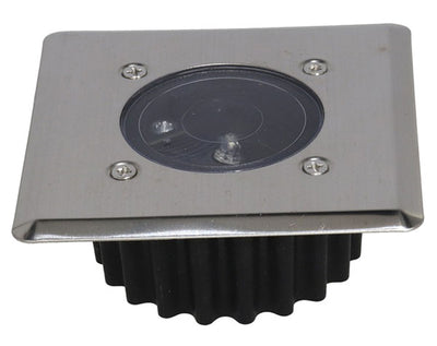 Lampada led suolo quadr.en. solare